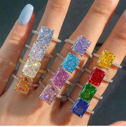 Multicolor Gemstone Ring Jewelry