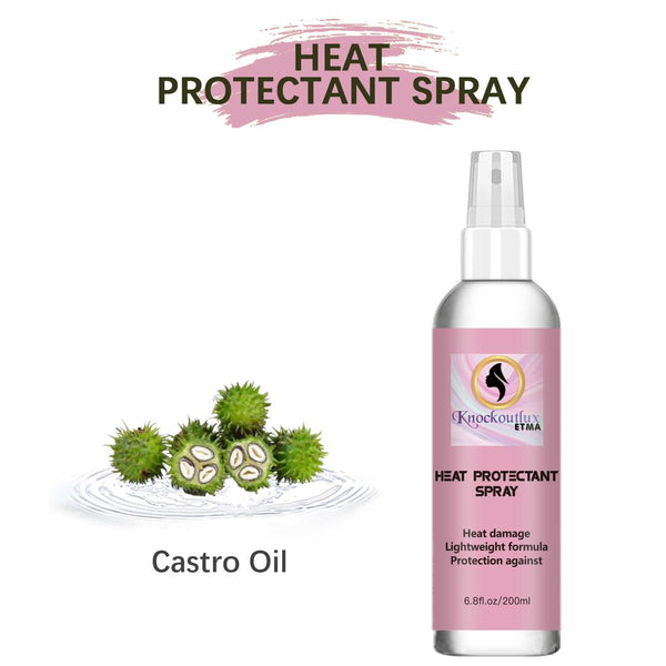 knockoutlux Heat protector spray with castor oil